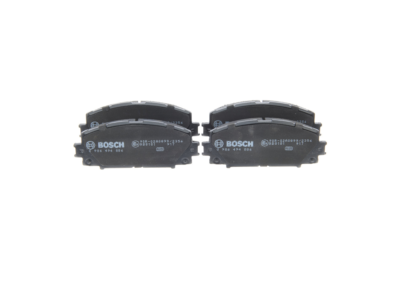 BOSCH 0 986 494 886 Remblokken GREAT WALL Tengyi C20R Hatchback 1.5 106 Pk Benzine 2020