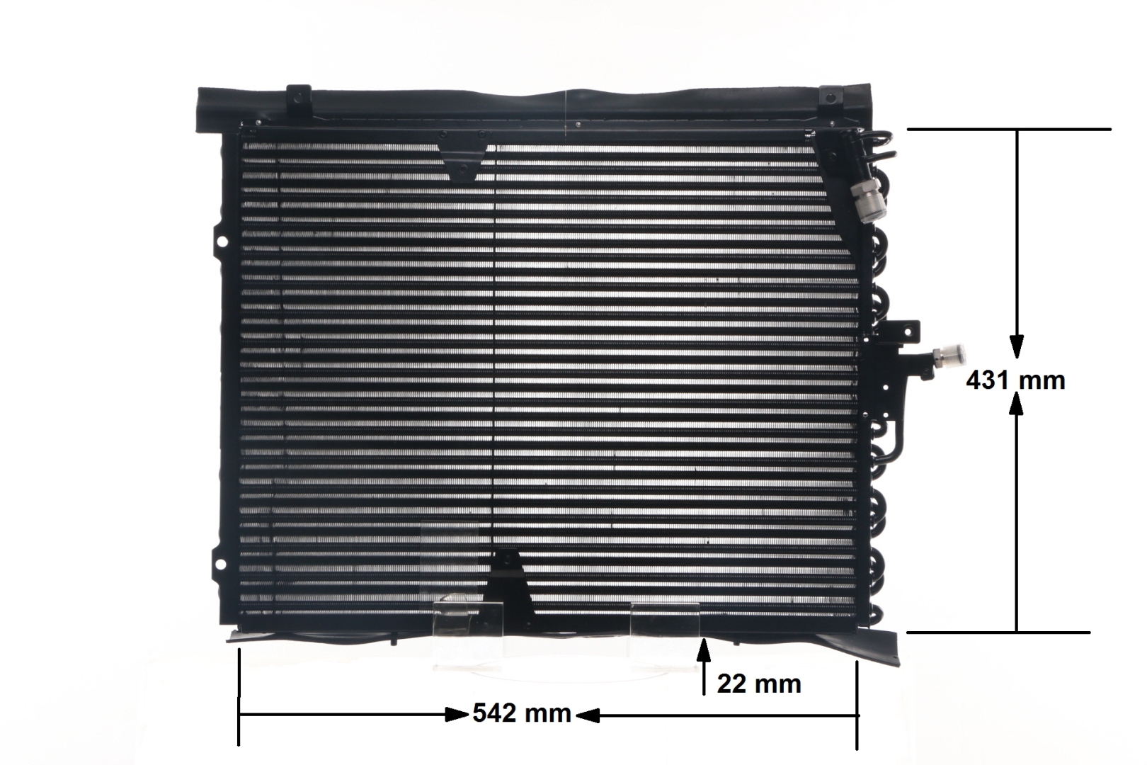 MAHLE ORIGINAL AC 133 000S condensor voor airco 124 830 1070