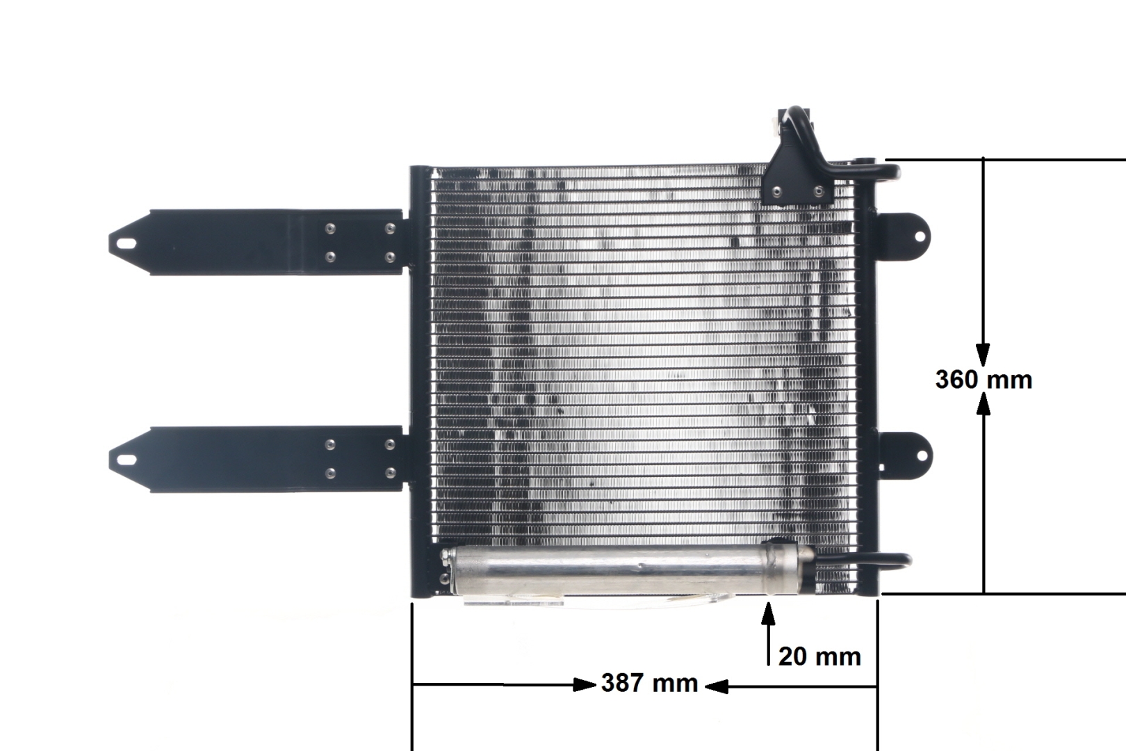 MAHLE ORIGINAL 6X0820413A Condensador, ar condicionado AC 286 000S