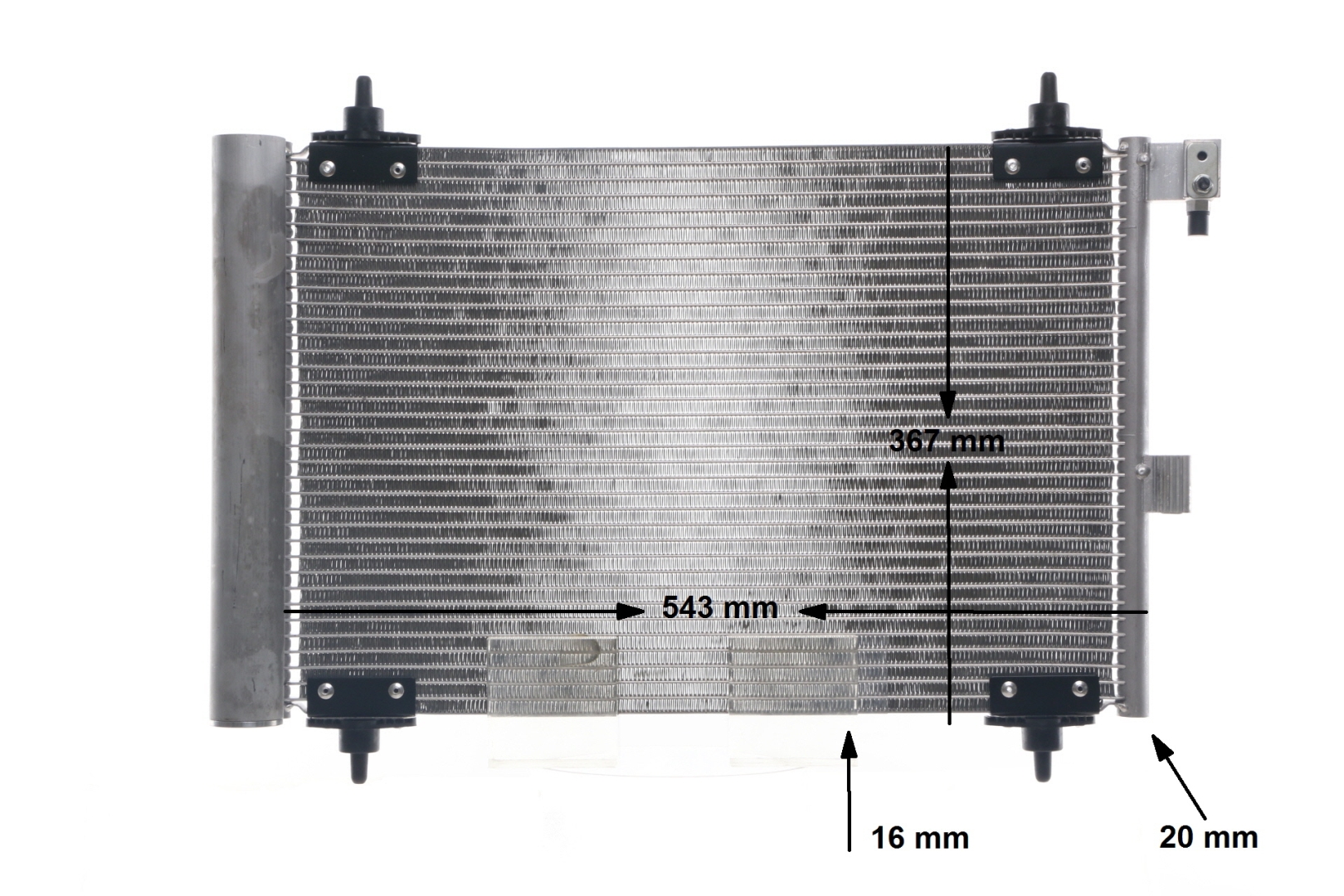 MAHLE ORIGINAL AC 350 000S condensor voor airco 6455 Y9
