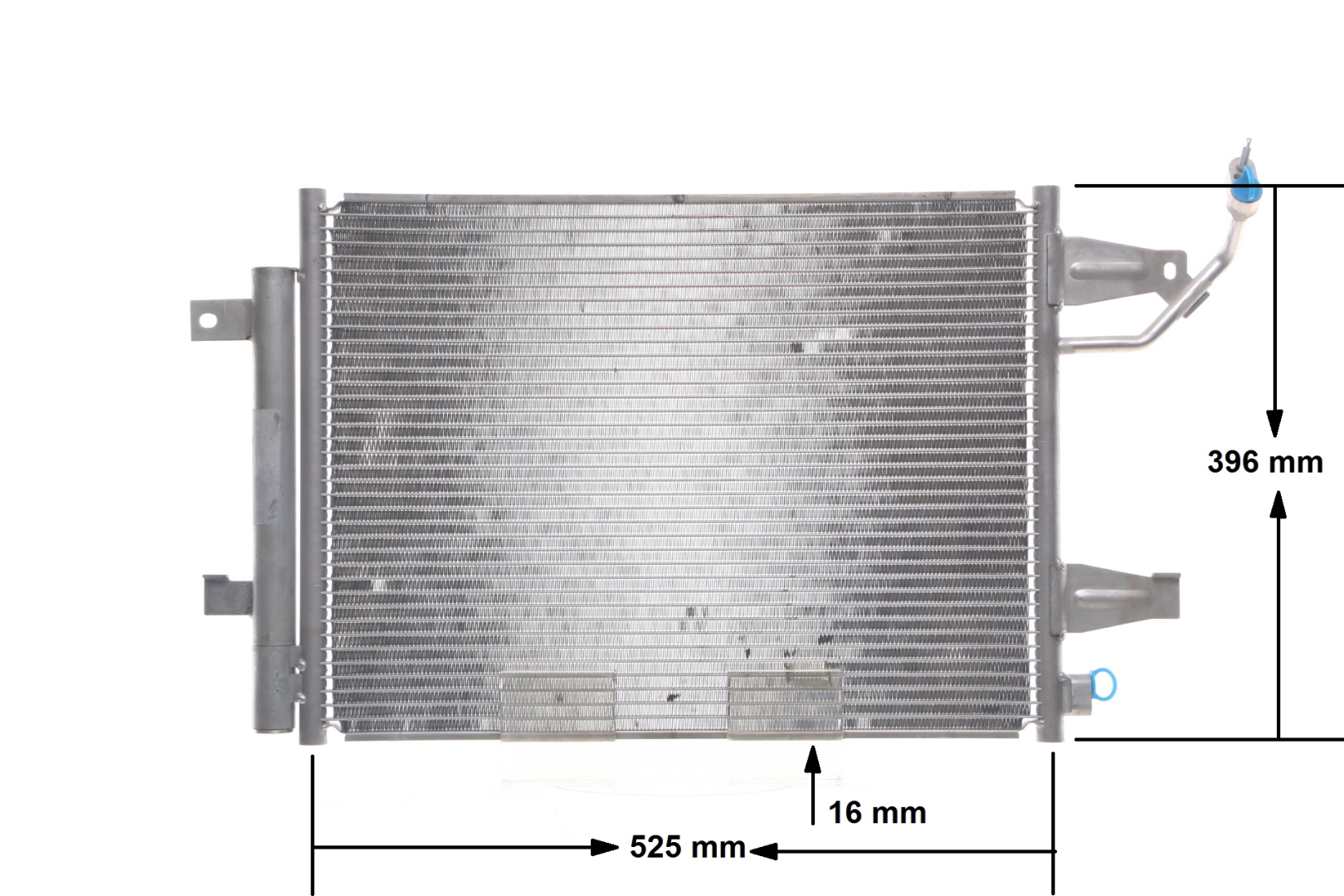 MAHLE ORIGINAL AC 509 000S ac kondensator Mitsubishi Colt Z30 1.5 Ralliart R 180 hk Bensin 2010