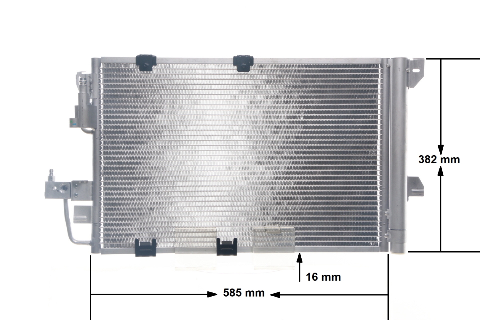 MAHLE ORIGINAL AC 665 000S Condensor Astra G T98 1.6 16V (F08, F48) 101 Pk Benzine 2000