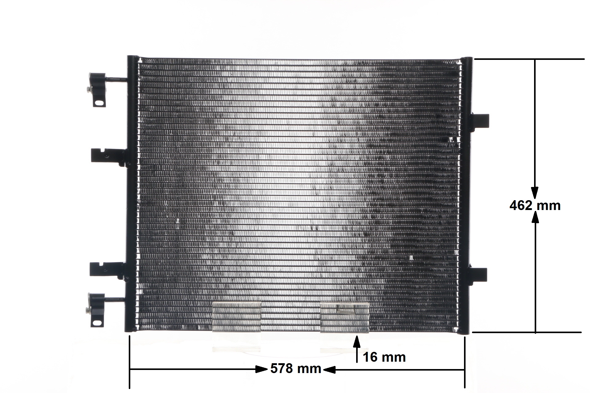 MAHLE ORIGINAL AC 708 000S Condensor OPEL Vivaro A Flatbed Vrachtwagen / Chassis (X83) 2.0 ECOTEC 117 Pk Benzine 2014