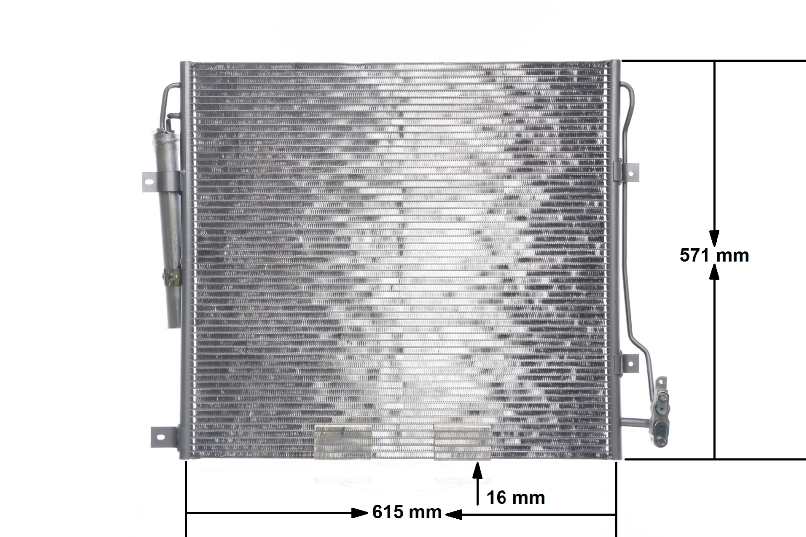 MAHLE ORIGINAL AC 760 000S Kondenzator LAND ROVER Range Rover III (L322) 5.0 4x4 510 km Bencin 2011