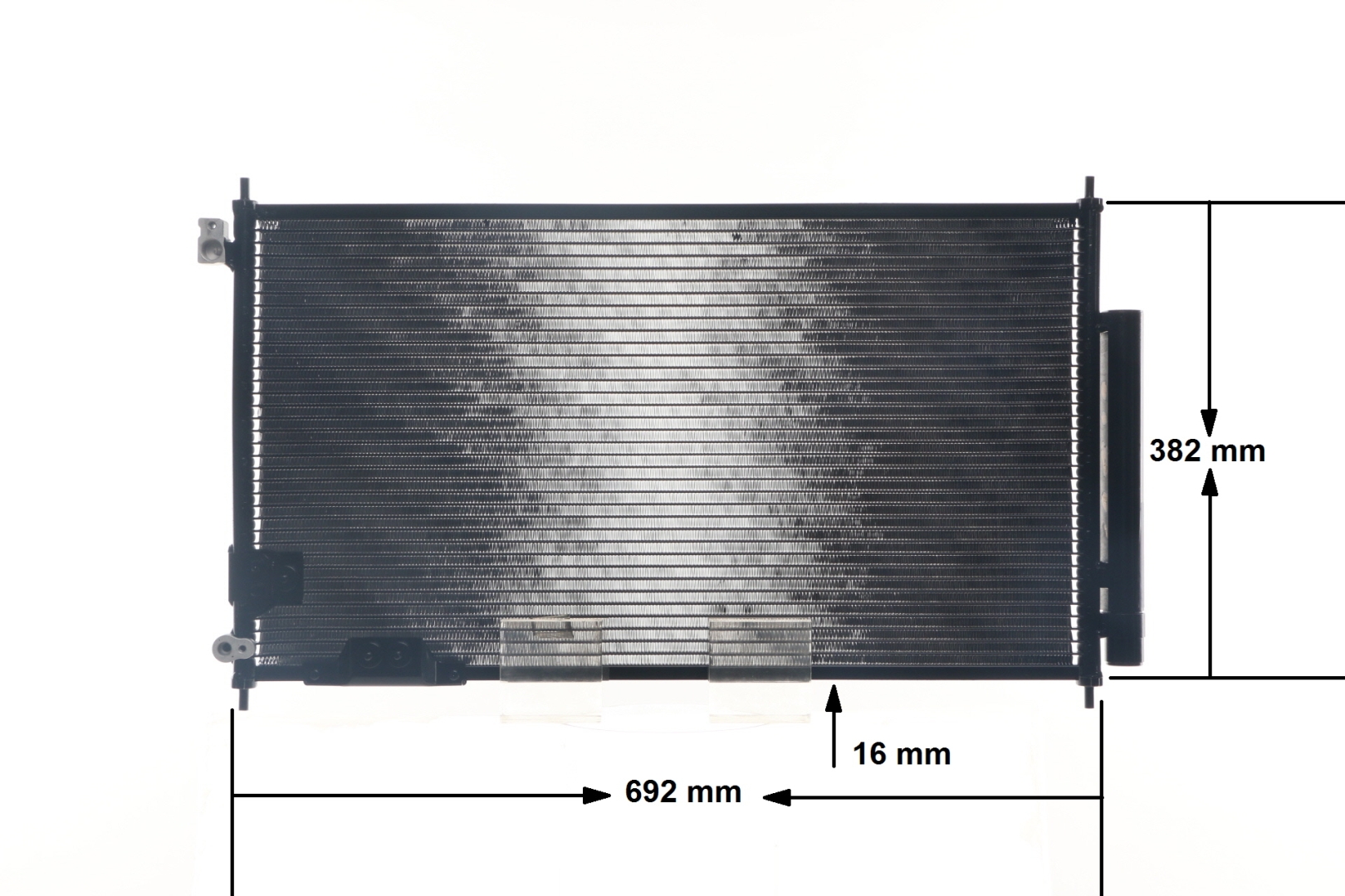 MAHLE ORIGINAL AC 826 000S condensor voor airco 80101SEFE11