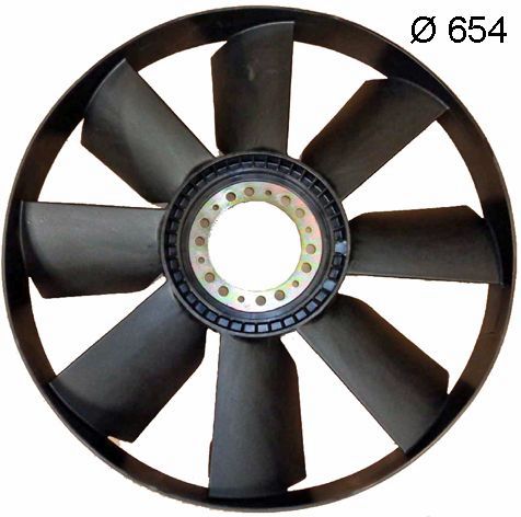 CFW 3 000P MAHLE ORIGINAL 51066010258 Lüfterrad, Motorkühlung