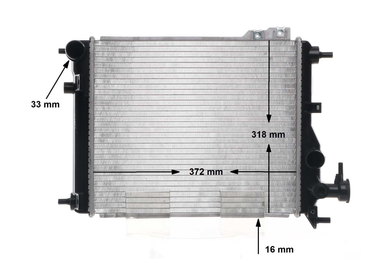 MAHLE ORIGINAL CR 1115 000S Chladič vody Hyundai Getz tb 1.1 63 KS Benzín 2004
