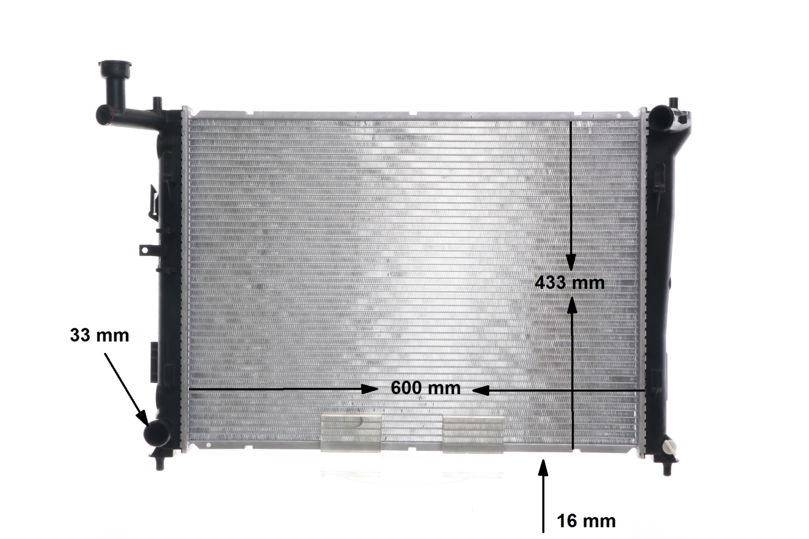 CR 1118 000S MAHLE ORIGINAL 253101H000 Kühler, Motorkühlung