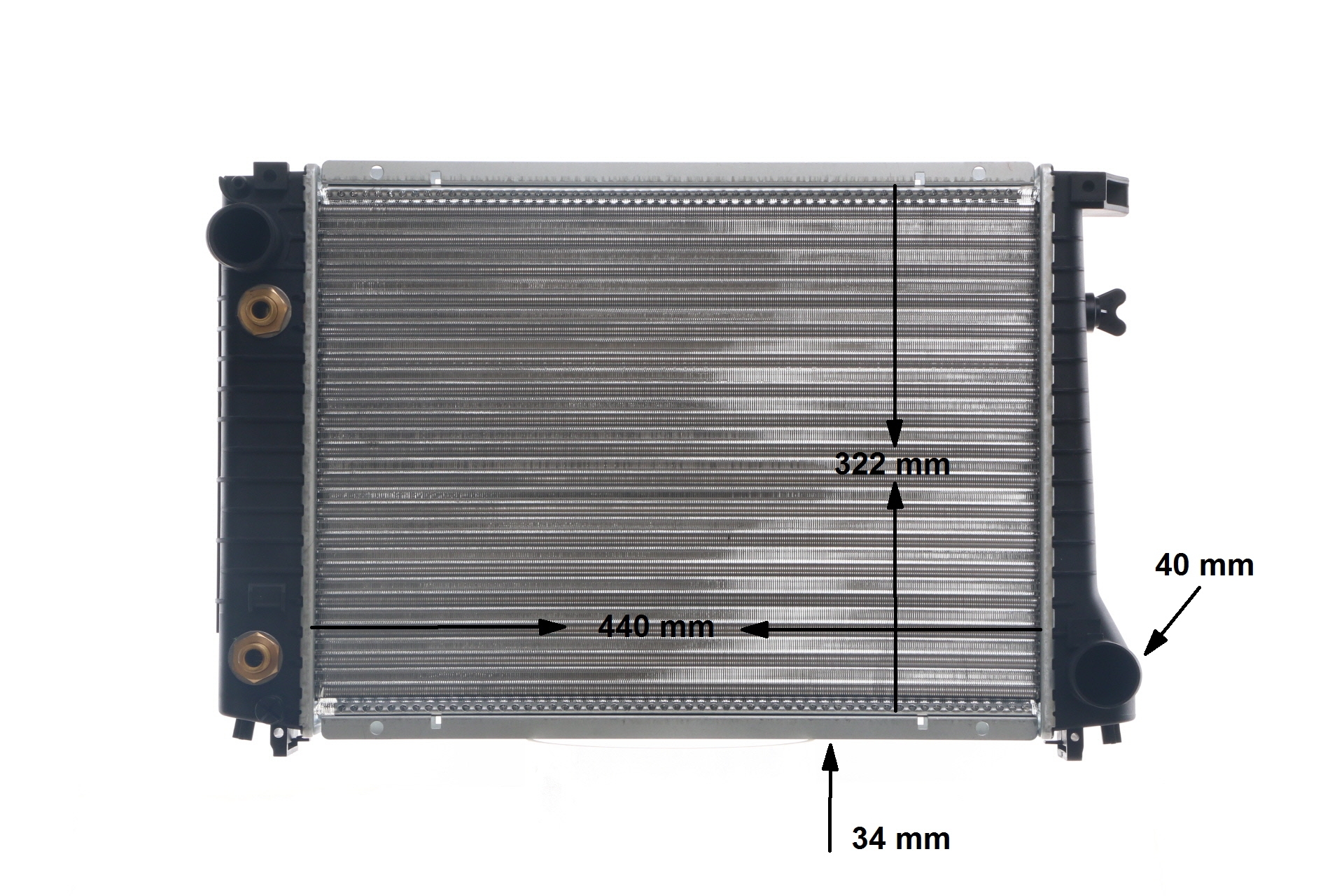 MAHLE ORIGINAL CR 117 000S radiateur 1 719 355