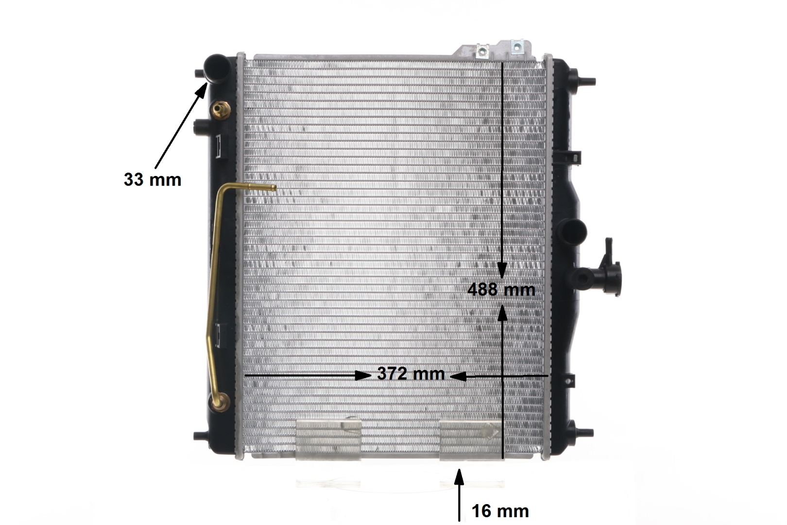 MAHLE ORIGINAL CR 1278 000S radiateur 253101C150