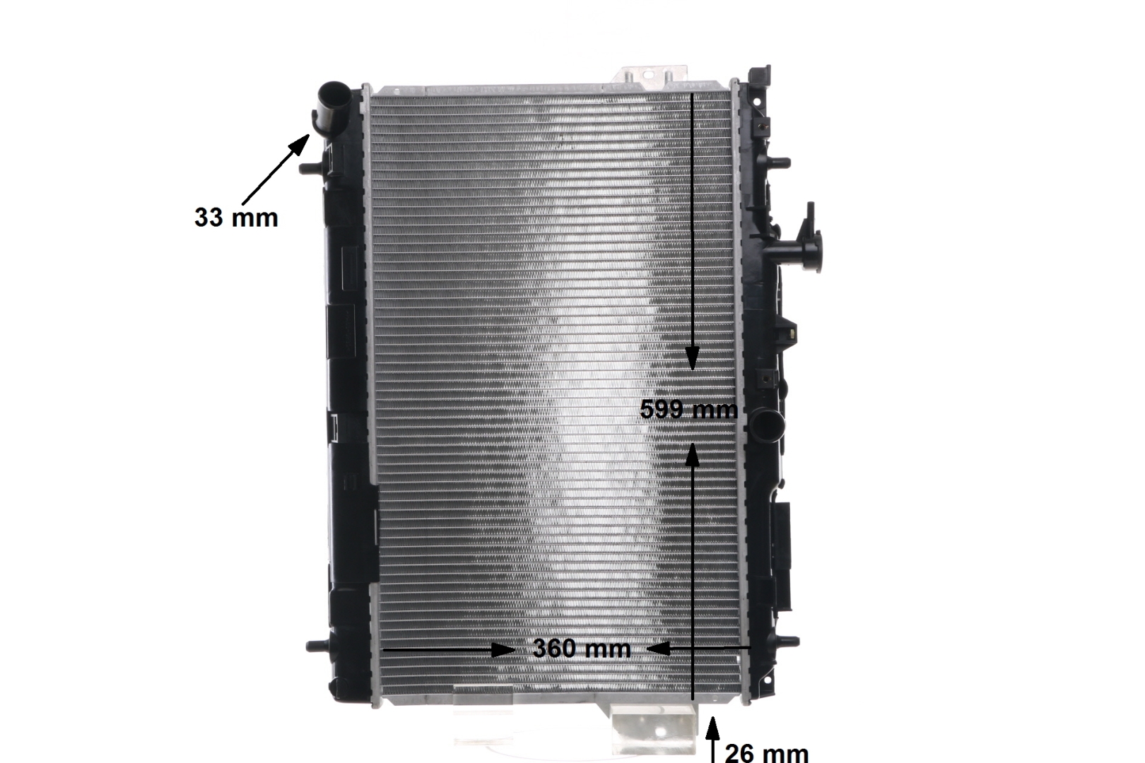 MAHLE ORIGINAL CR 1293 001S radiateur 25310-17100