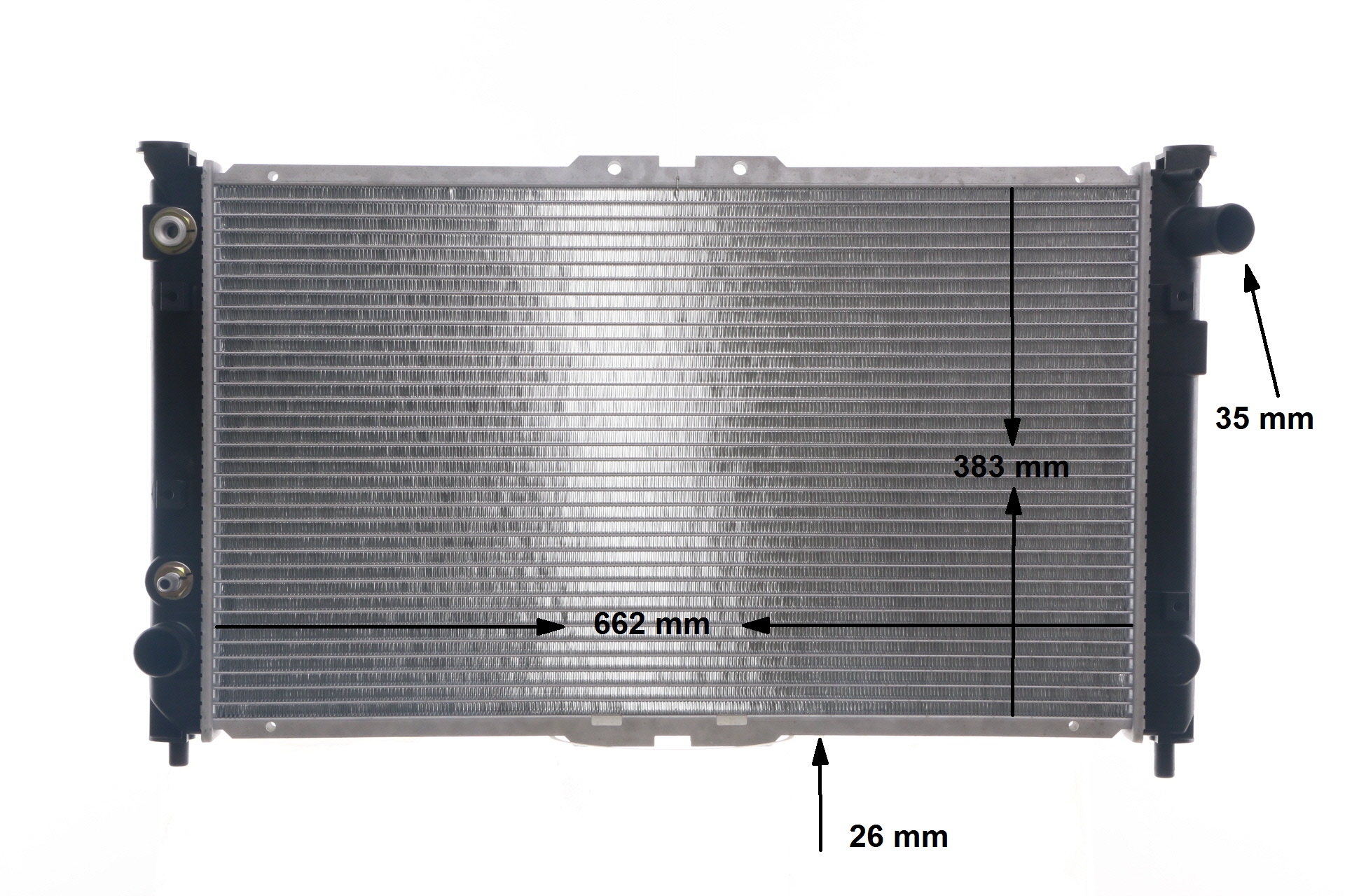 MAHLE ORIGINAL KL47-15-200 A Kühler, Motorkühlung CR 136 000S
