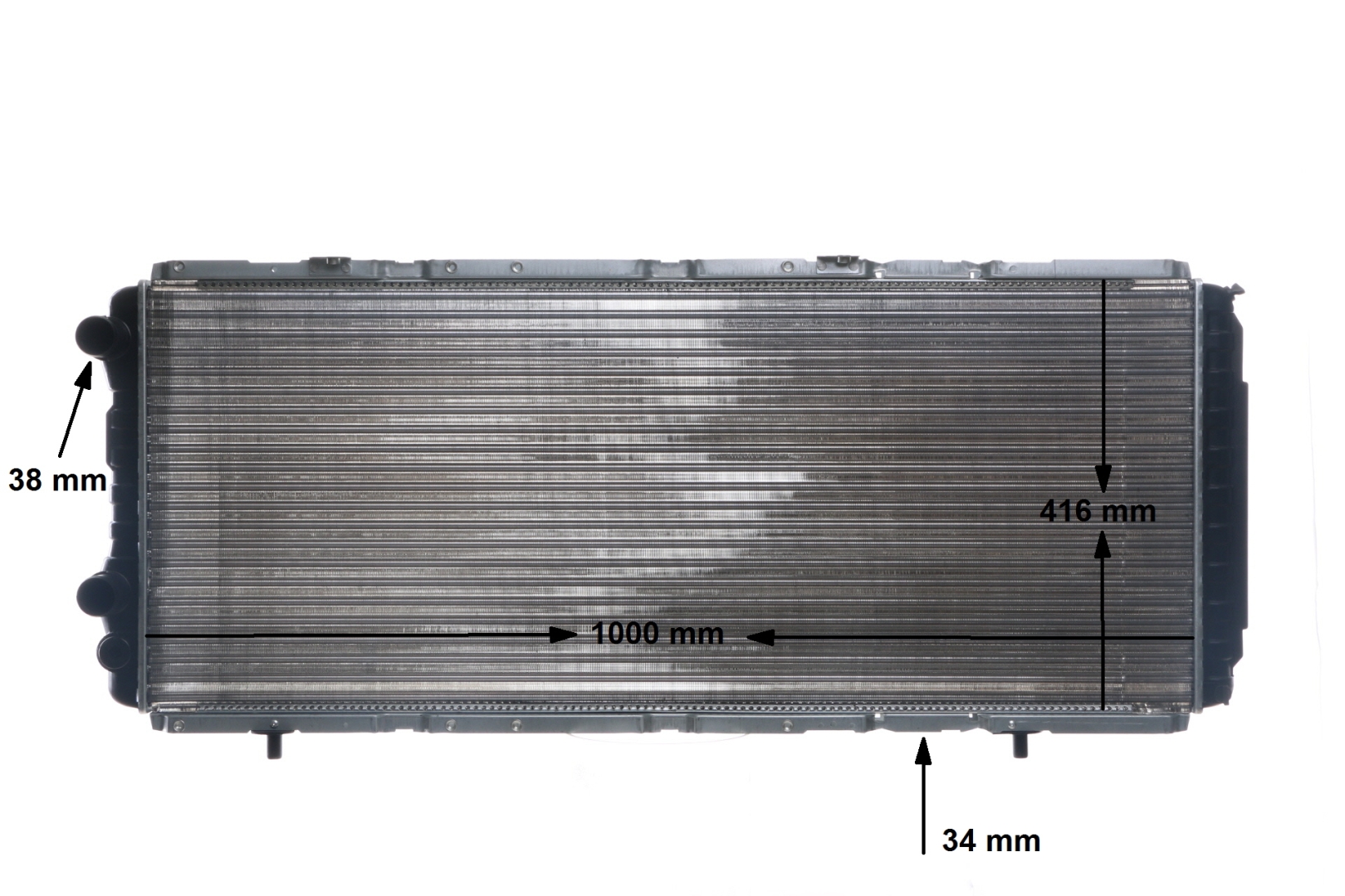 MAHLE ORIGINAL CR 1430 000S radiateur 1330 X4