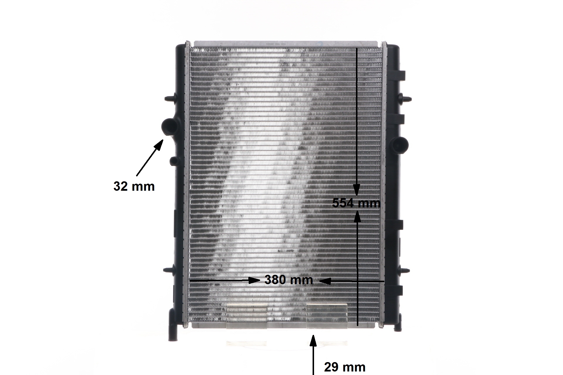 MAHLE ORIGINAL 1330F7 Chłodnica, układ chłodzenia silnika CR 1434 000S