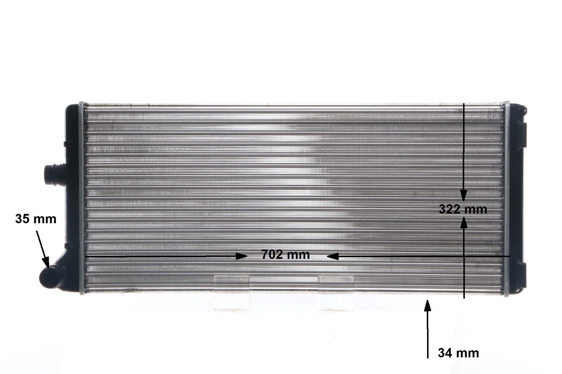 MAHLE ORIGINAL CR 1445 000S radiateur 46739749