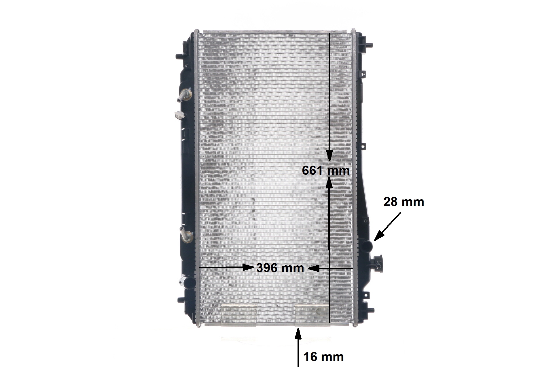MAHLE ORIGINAL CR 1458 000S radiateur 19010PLR003