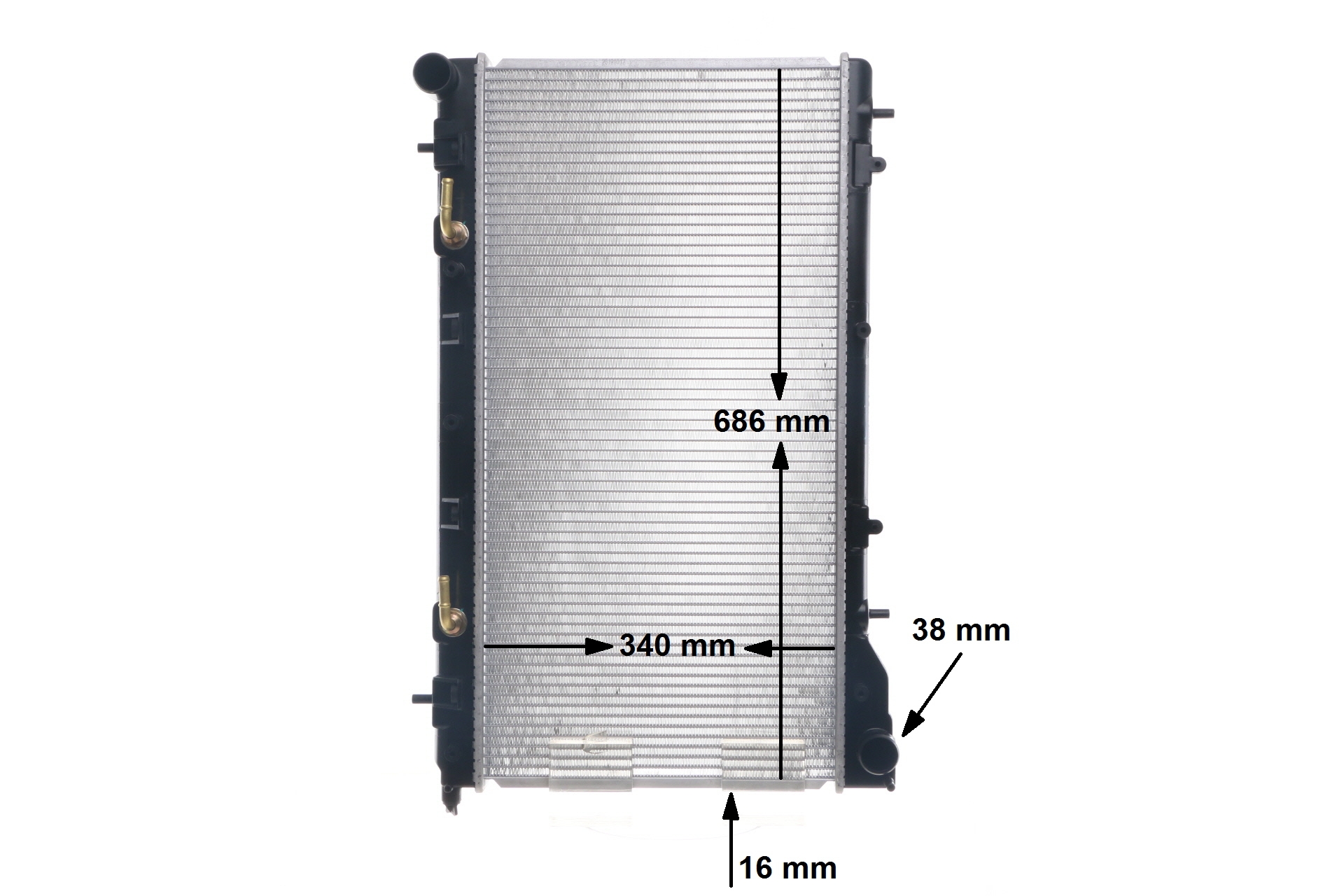 MAHLE ORIGINAL CR 1561 000S radiateur 45111-FC330