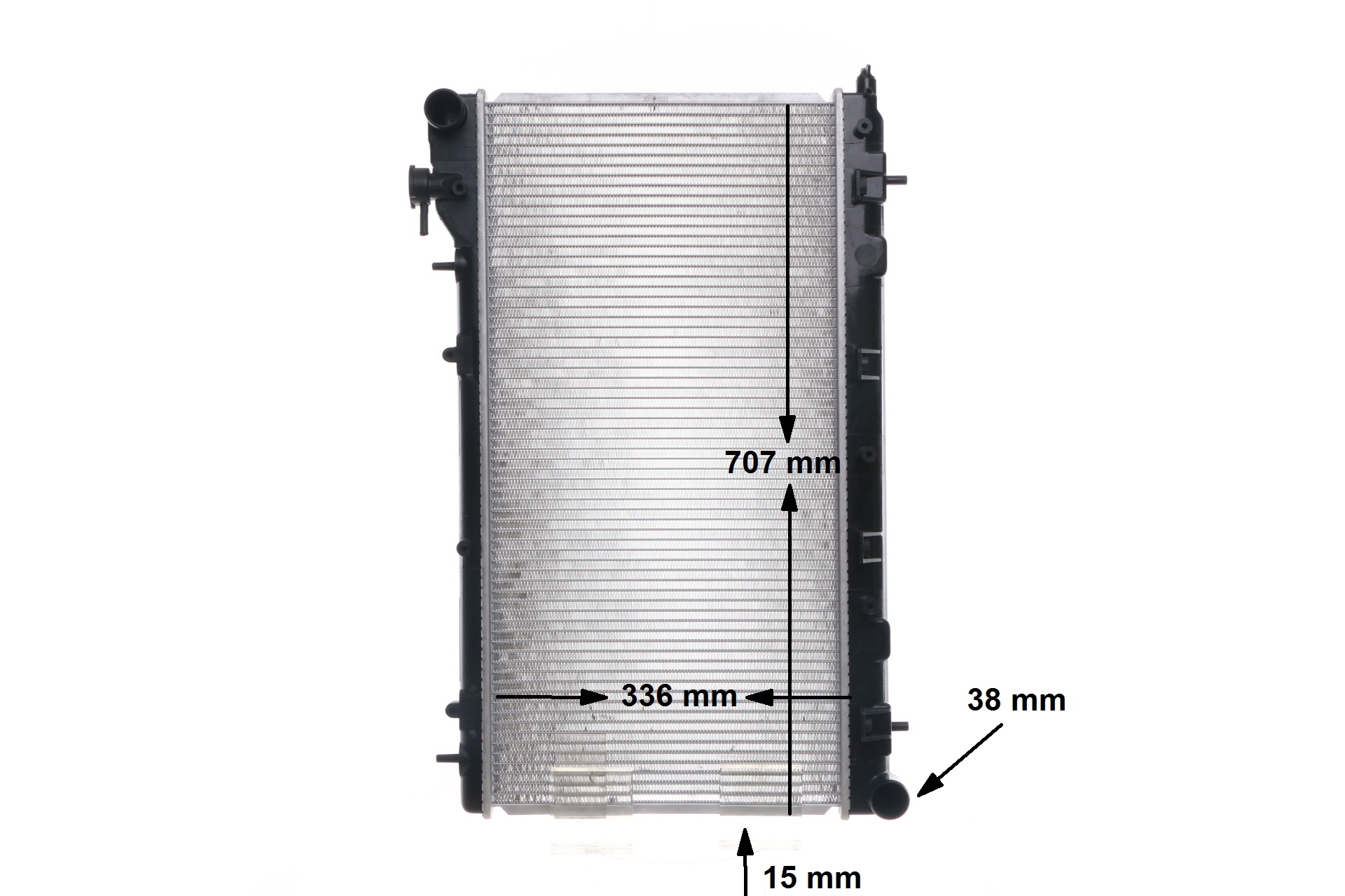 MAHLE ORIGINAL CR 1566 000S radiateur 45111-FC370