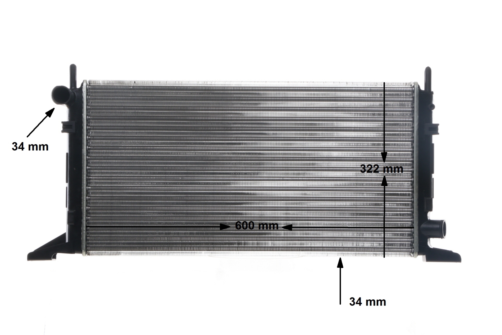 MAHLE ORIGINAL CR 157 000S radiateur 6 184 413