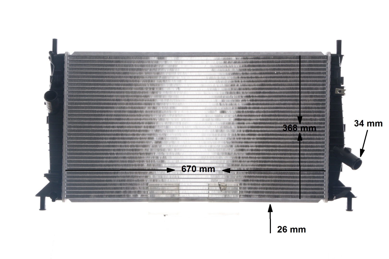 MAHLE ORIGINAL CR 1584 000S radiateur 1 555 681