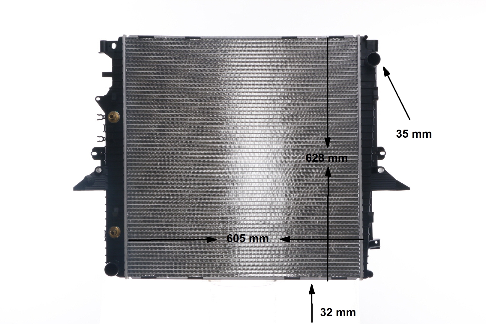 MAHLE ORIGINAL CR 1905 000S Chlodnica cieczy / pojedyncze czesci Range Rover Sport L320 4.2 4x4 396 KM benzyna 2006