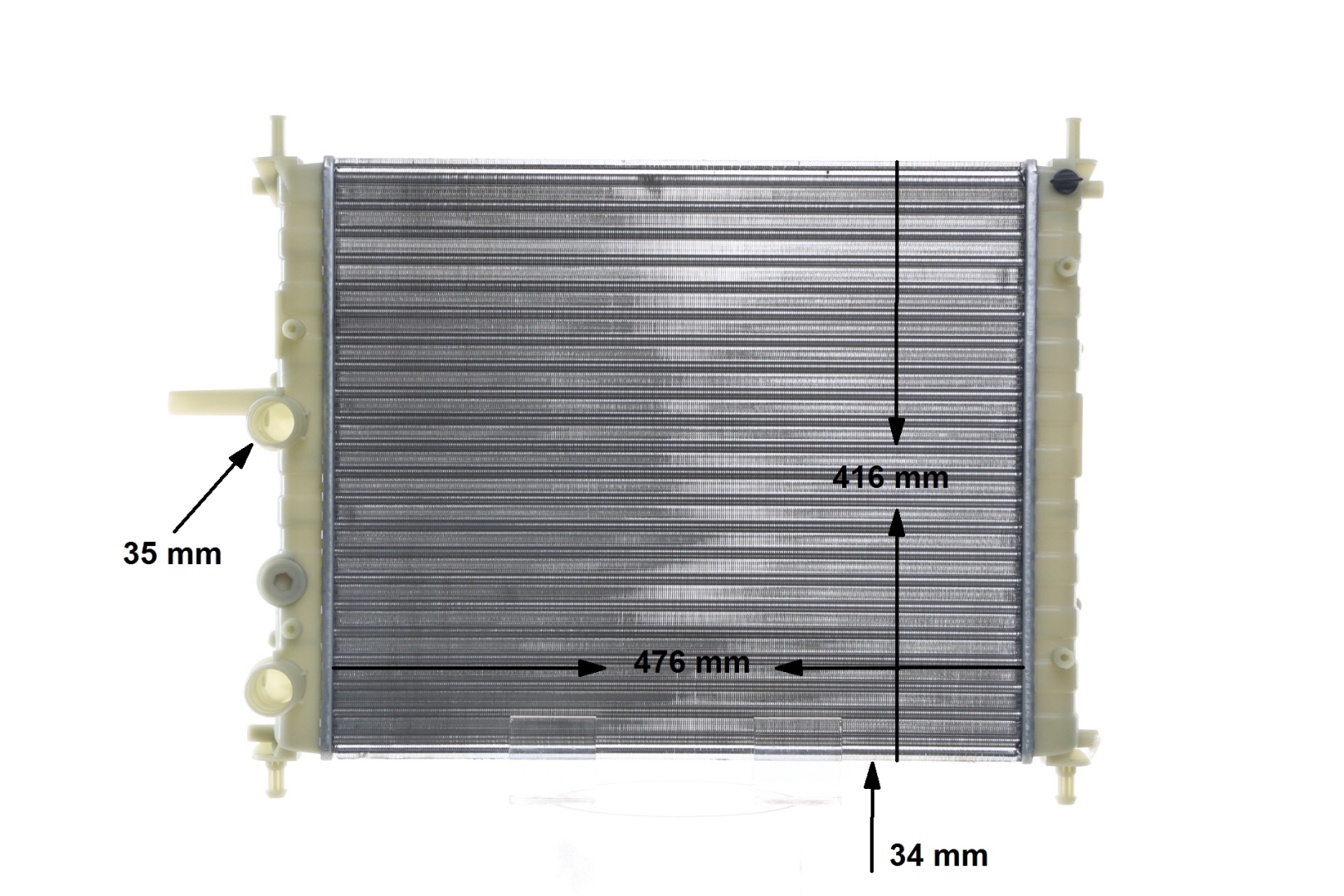 MAHLE ORIGINAL CR 1998 000S radiateur 51 745 120