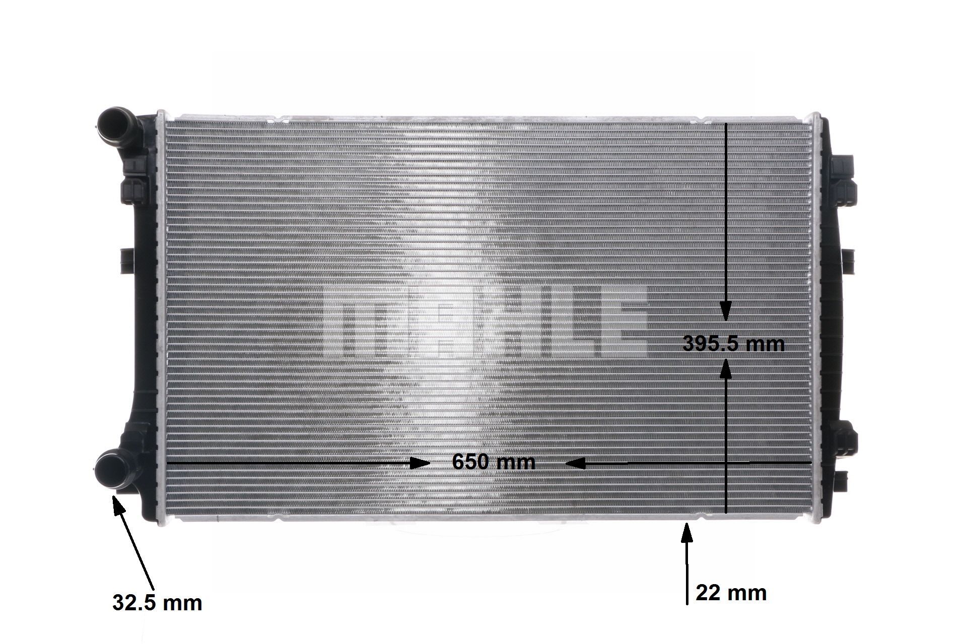 SEAT TARRACO Jäähdytin MAHLE ORIGINAL CR 2054 000S