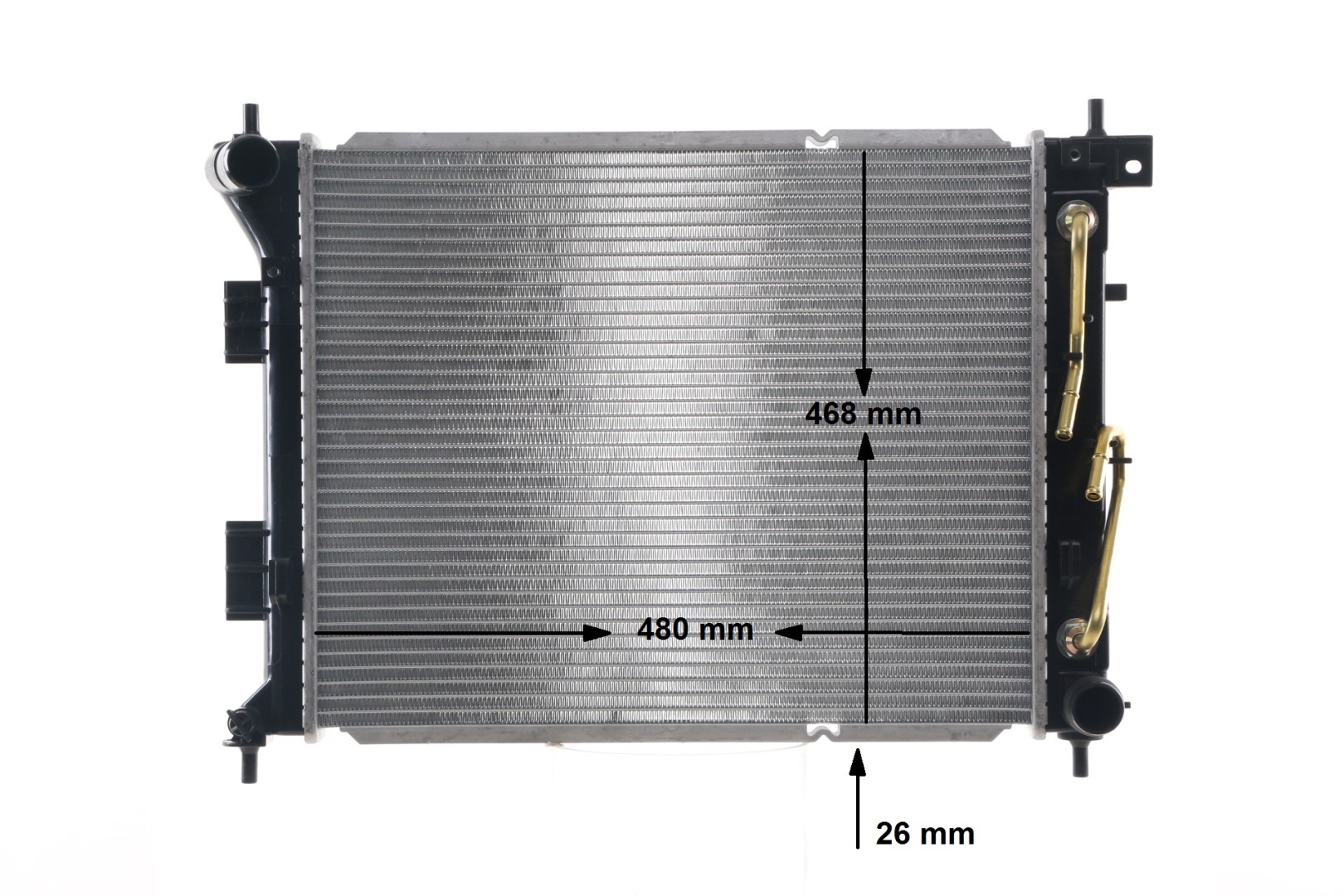 CR 2104 000S MAHLE ORIGINAL 25310C8000 Kühler, Motorkühlung
