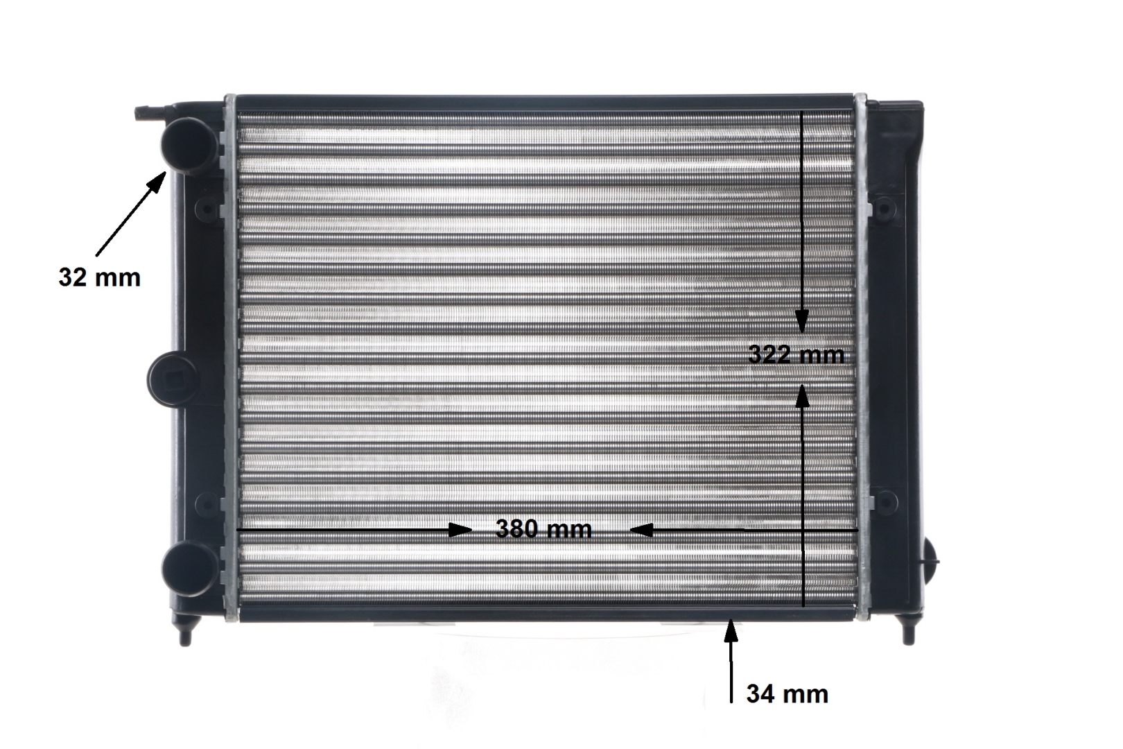 MAHLE ORIGINAL CR 344 000S radiateur 867.121.253 F