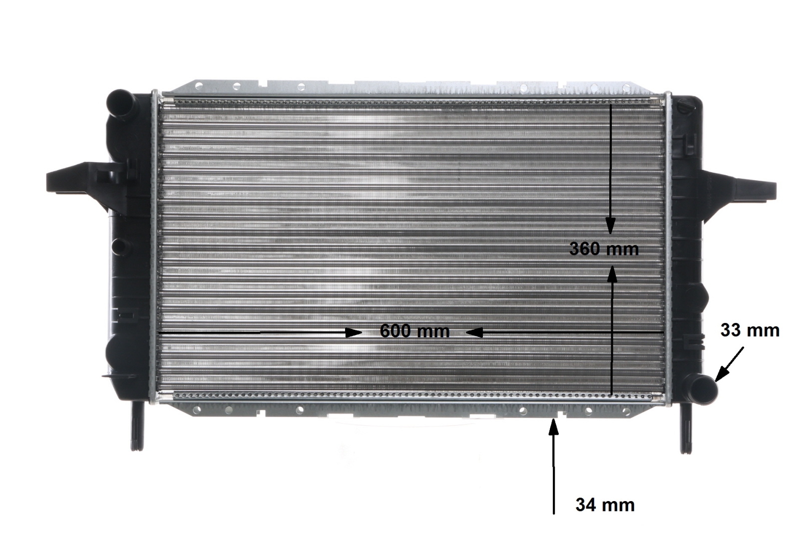 MAHLE ORIGINAL CR 376 000S radiateur 1652510