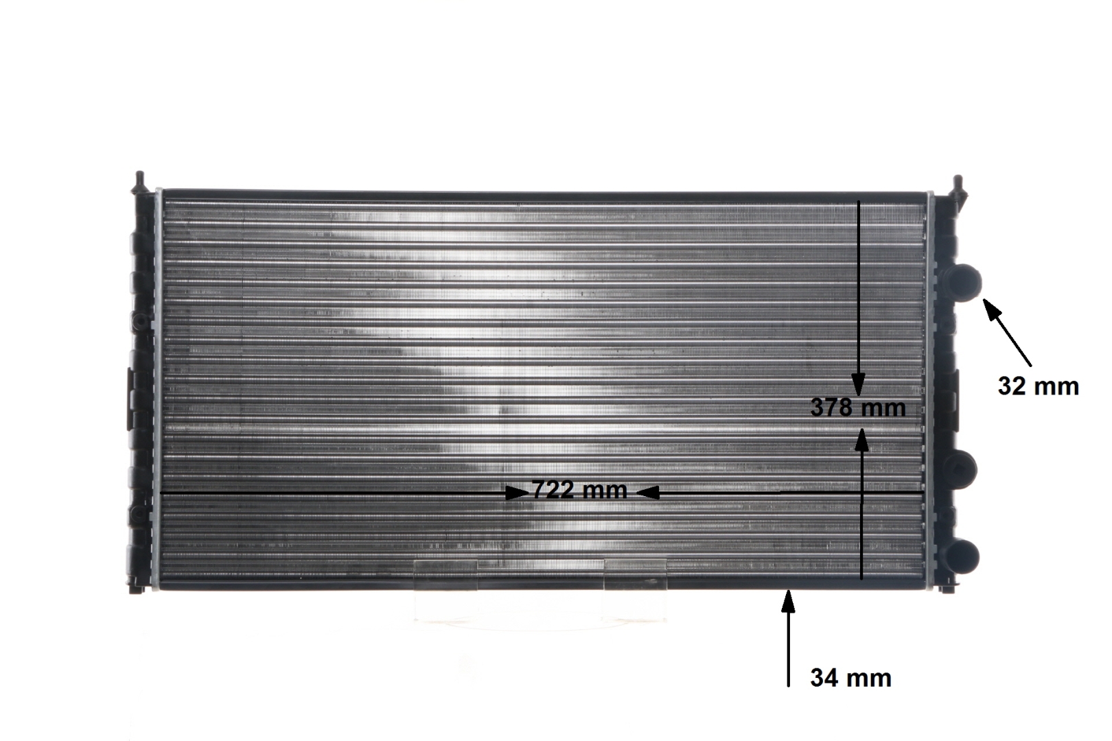 MAHLE ORIGINAL CR 417 000S Chłodnica wody Passat 3a5