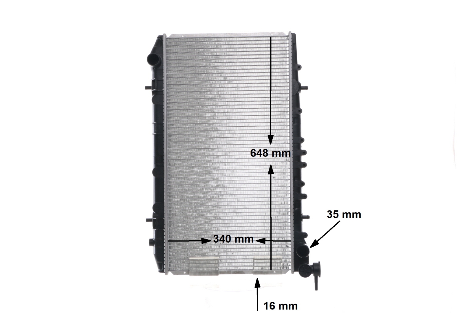 MAHLE ORIGINAL CR 435 000S radiateur 21410-70J00