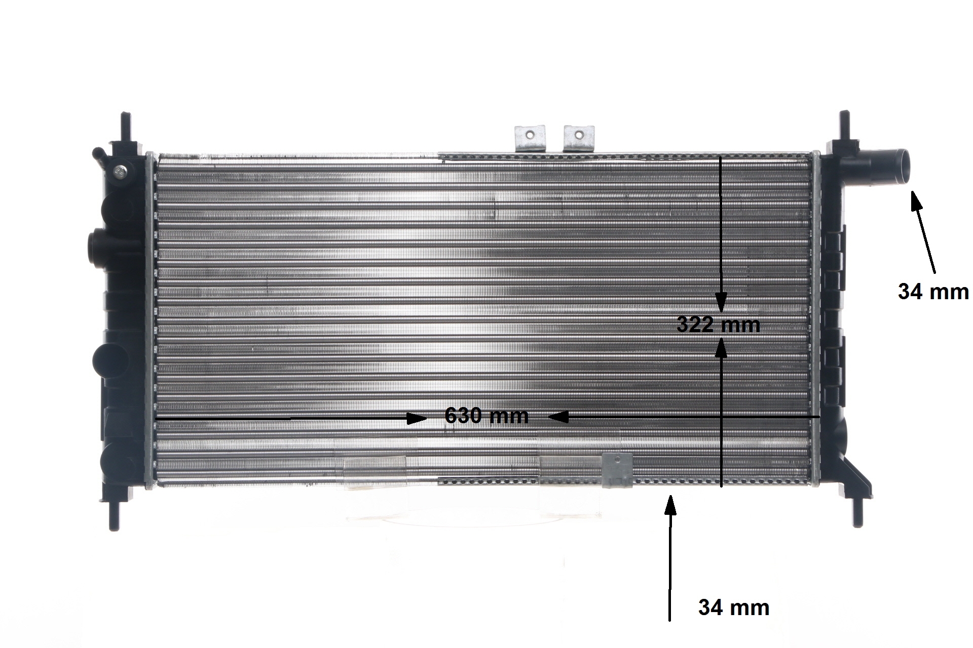 Radiador de refrigeração MAHLE ORIGINAL OPEL FRONTERA CR 441 000S