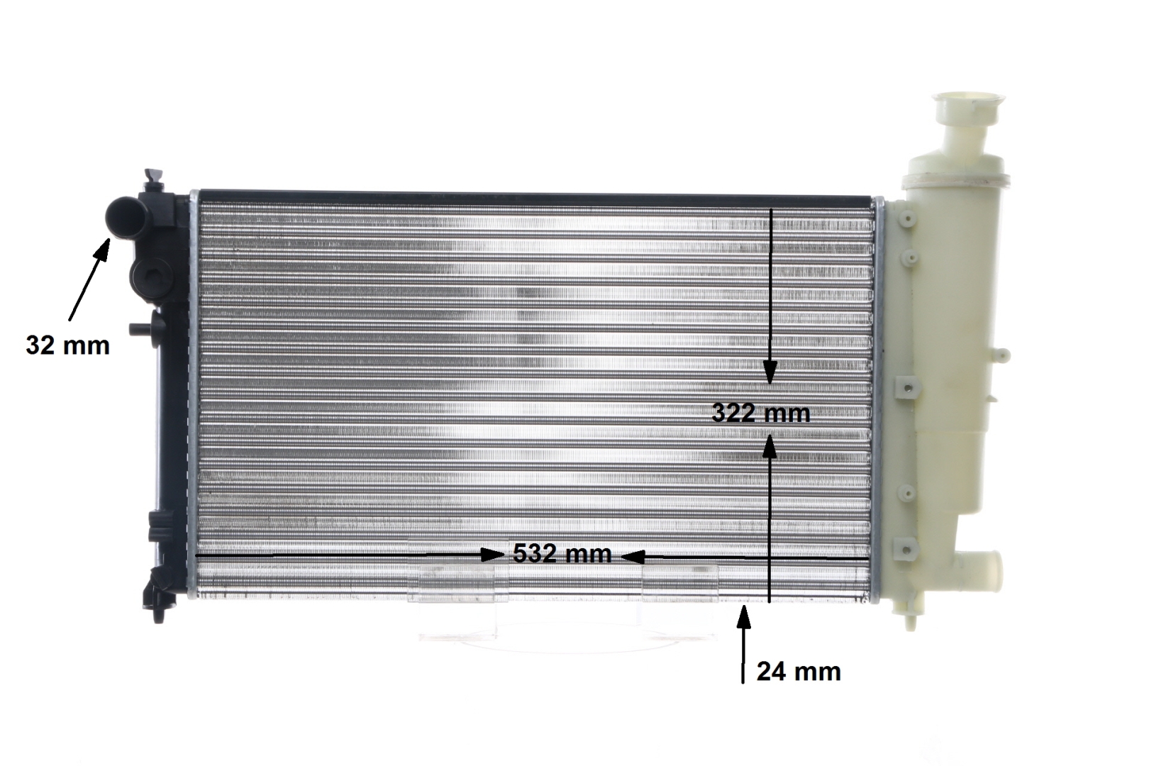 MAHLE ORIGINAL 1301V8 Radiateur du moteur CR 467 000S