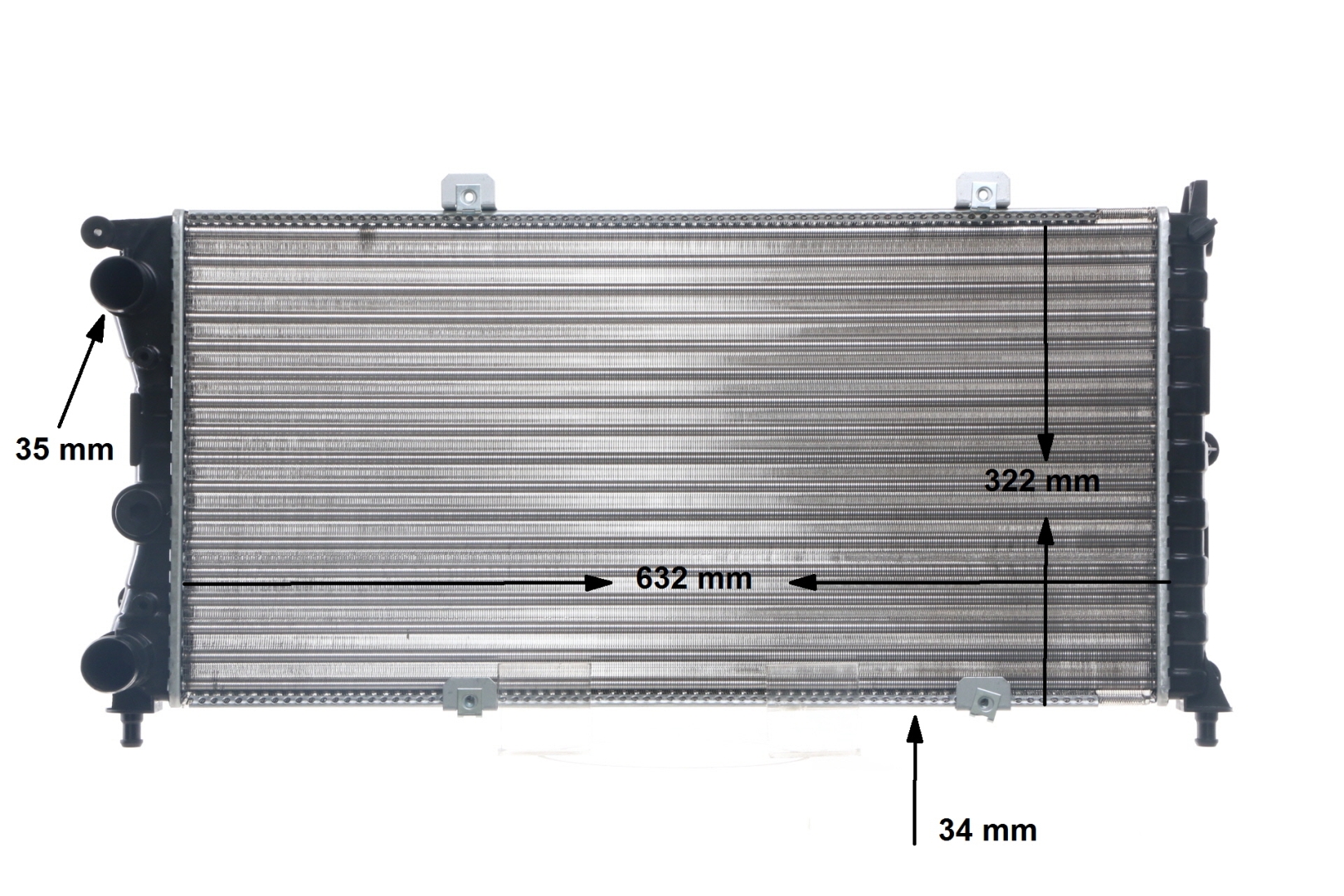 MAHLE ORIGINAL CR 489 000S radiateur 7718669