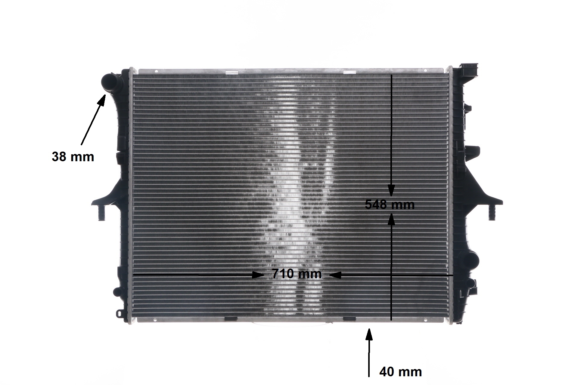MAHLE ORIGINAL CR 568 000S Radiatore VW Touareg 1 2.5 R5 TDI 163 CV Diesel 2009