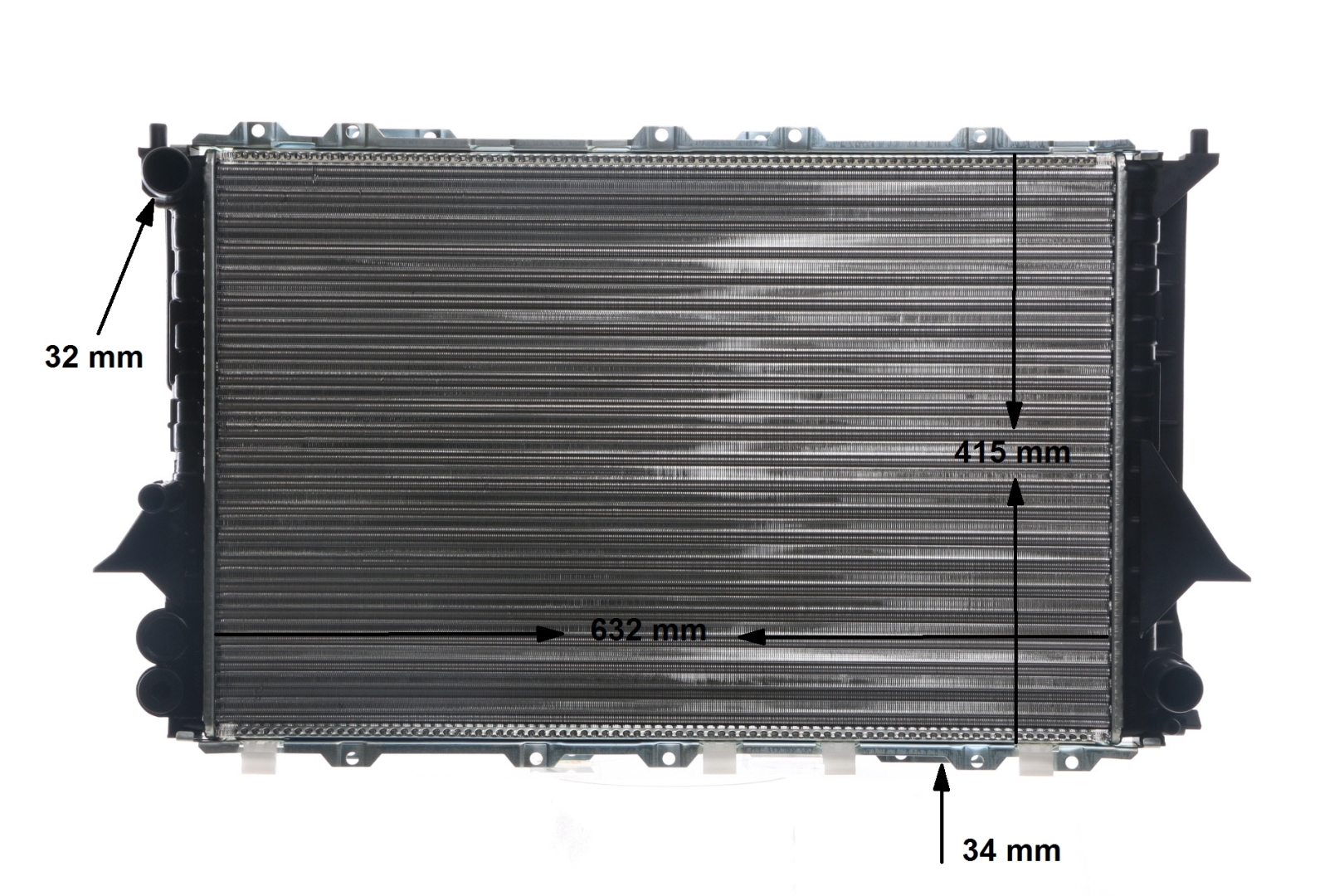 MAHLE ORIGINAL CR 591 000S radiateur 4A0121251G