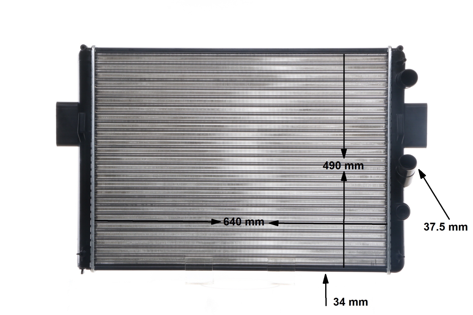 MAHLE ORIGINAL CR 633 000S replacement Iveco Daily II Platform radiator price