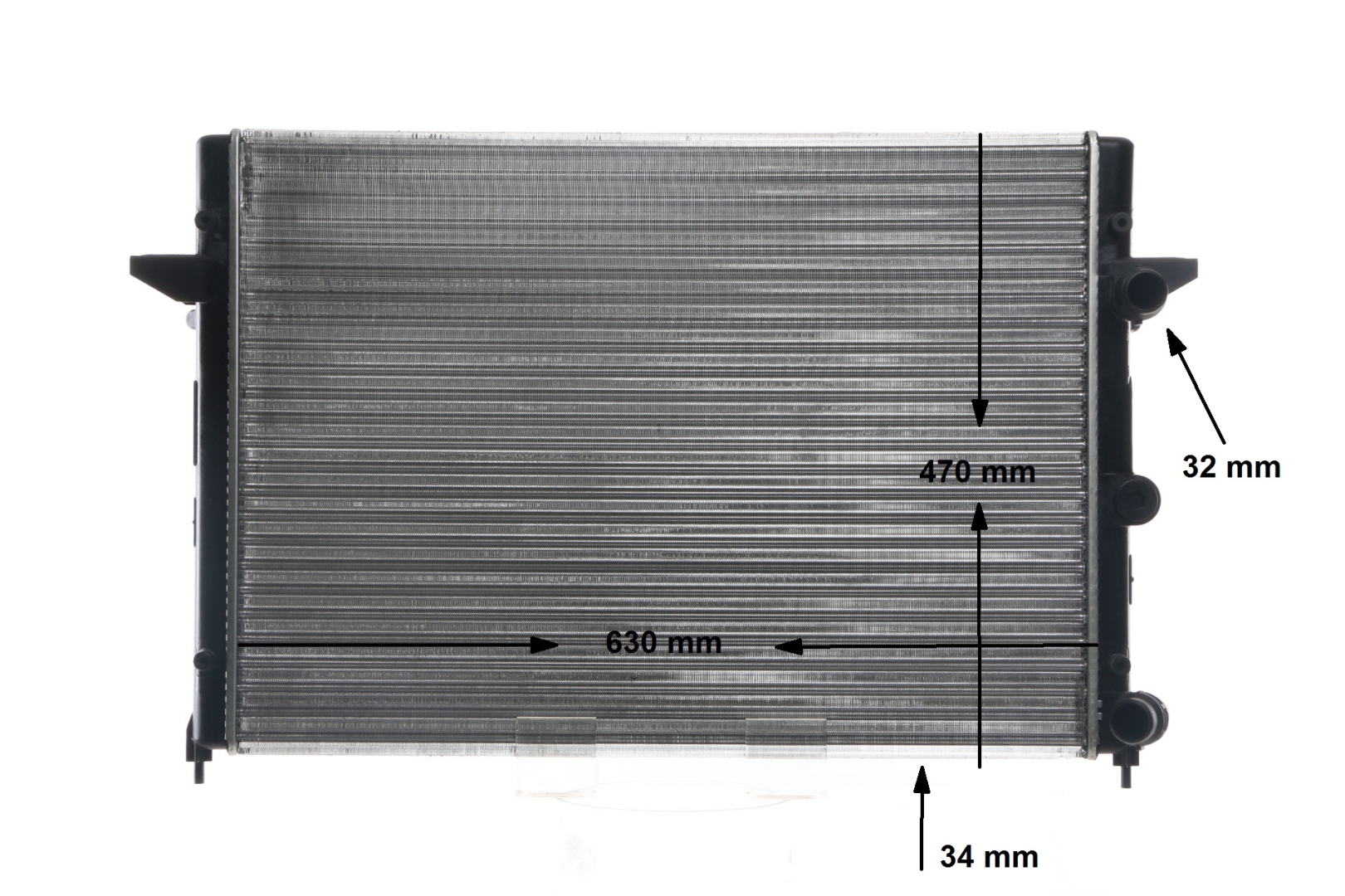 MAHLE ORIGINAL CR 640 000S Kühler Sharan 7M 2.8 V6 24V 204 PS Benzin 2007