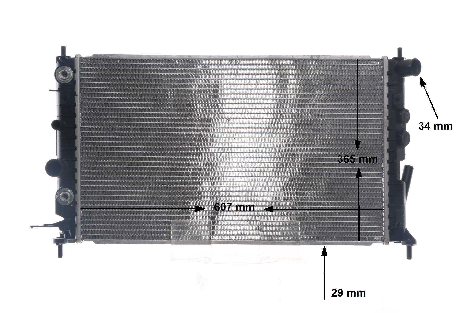 MAHLE ORIGINAL CR 649 000S radiateur 1300 181