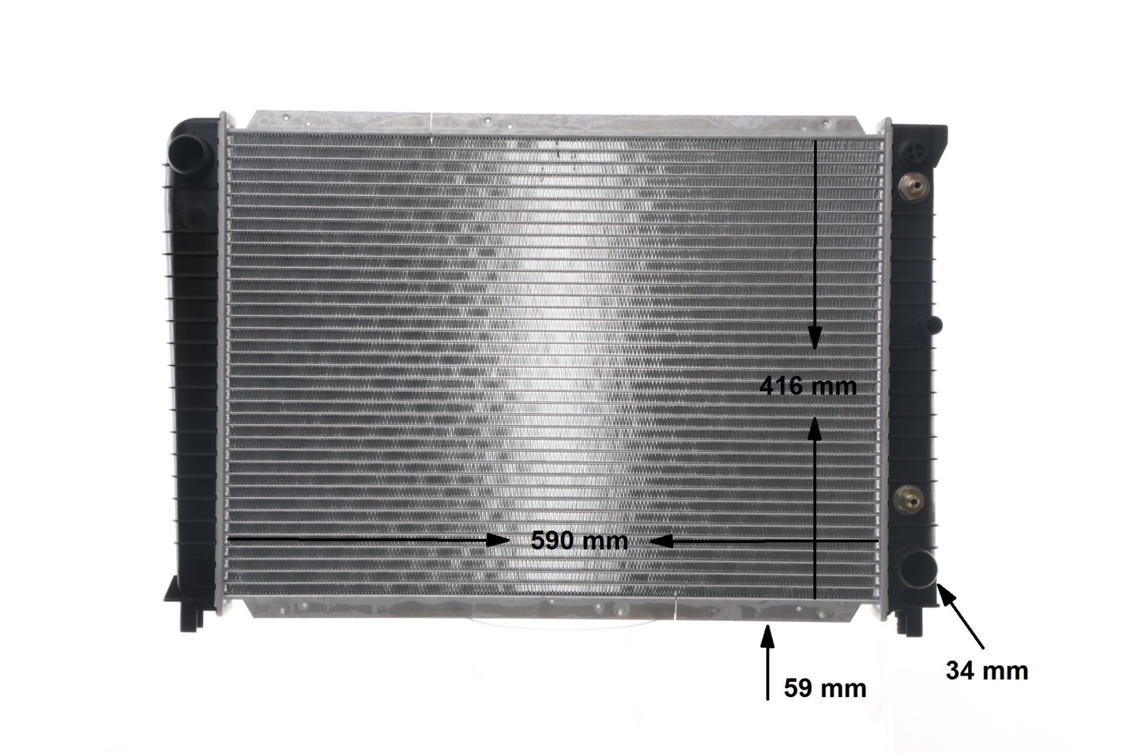 MAHLE ORIGINAL CR 654 000S radiateur 860 3854