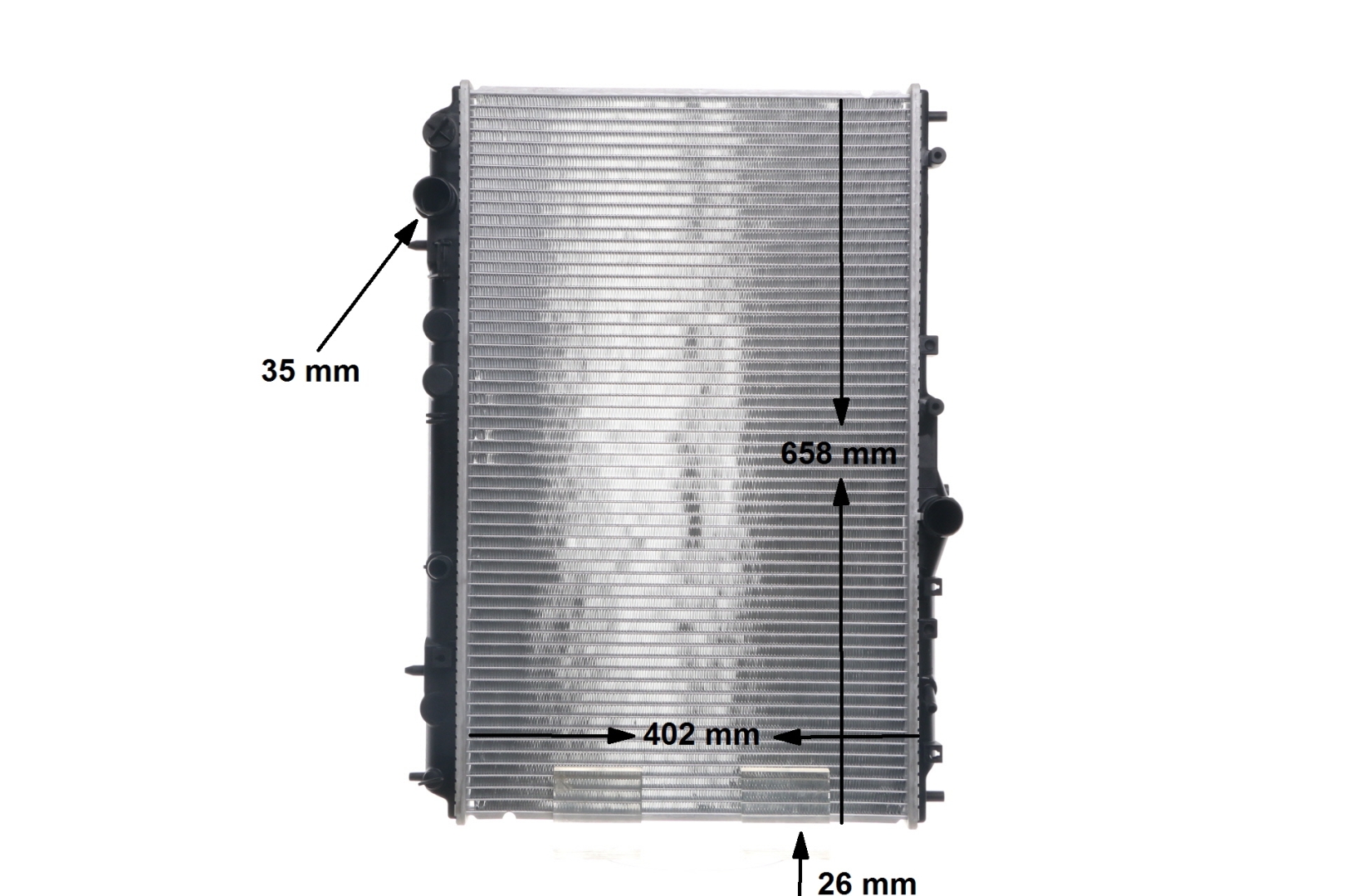 MAHLE ORIGINAL CR 752 000S radiateur 8 602 107