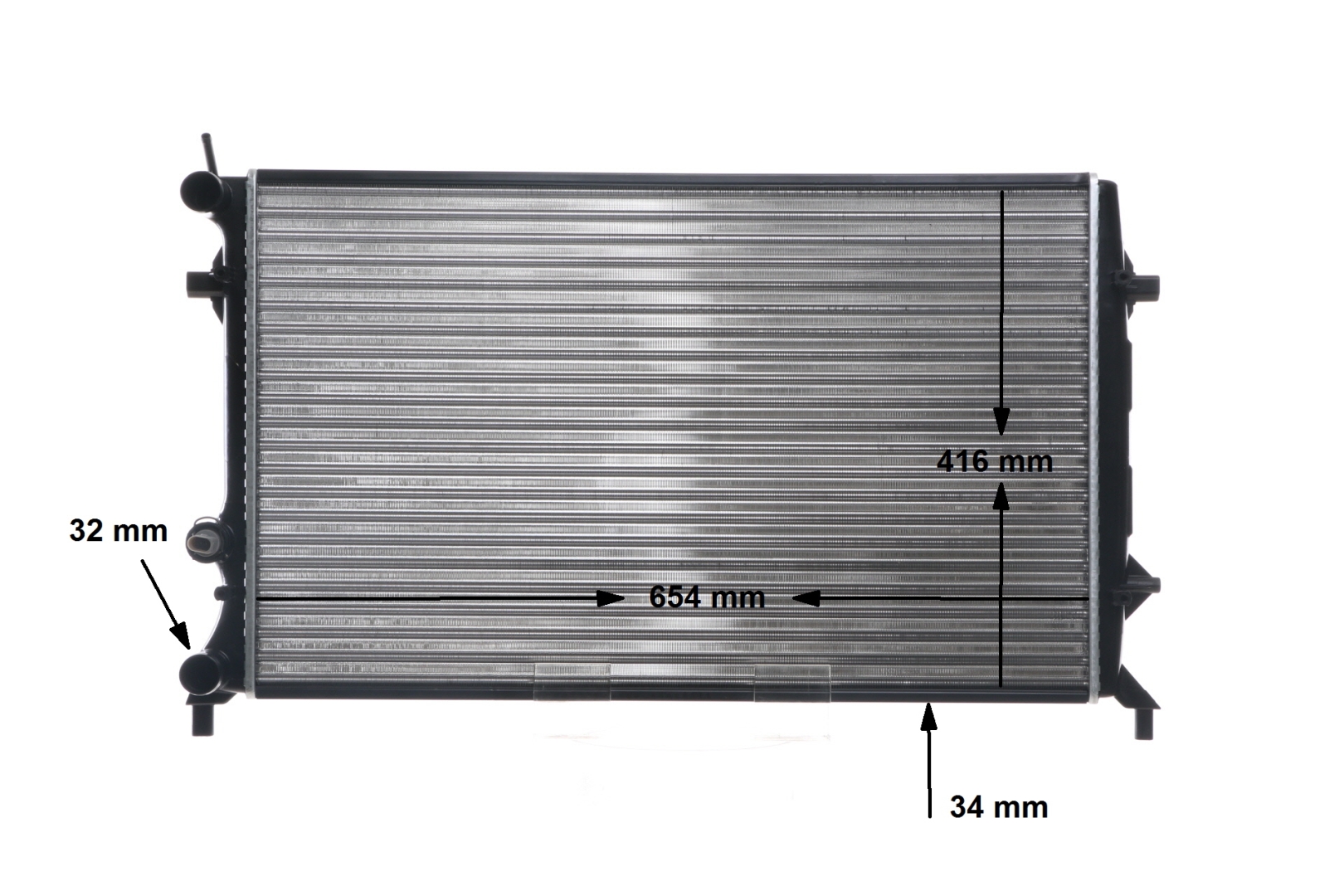 MAHLE ORIGINAL 5C0 121 251 E Radiateur CR 816 000S
