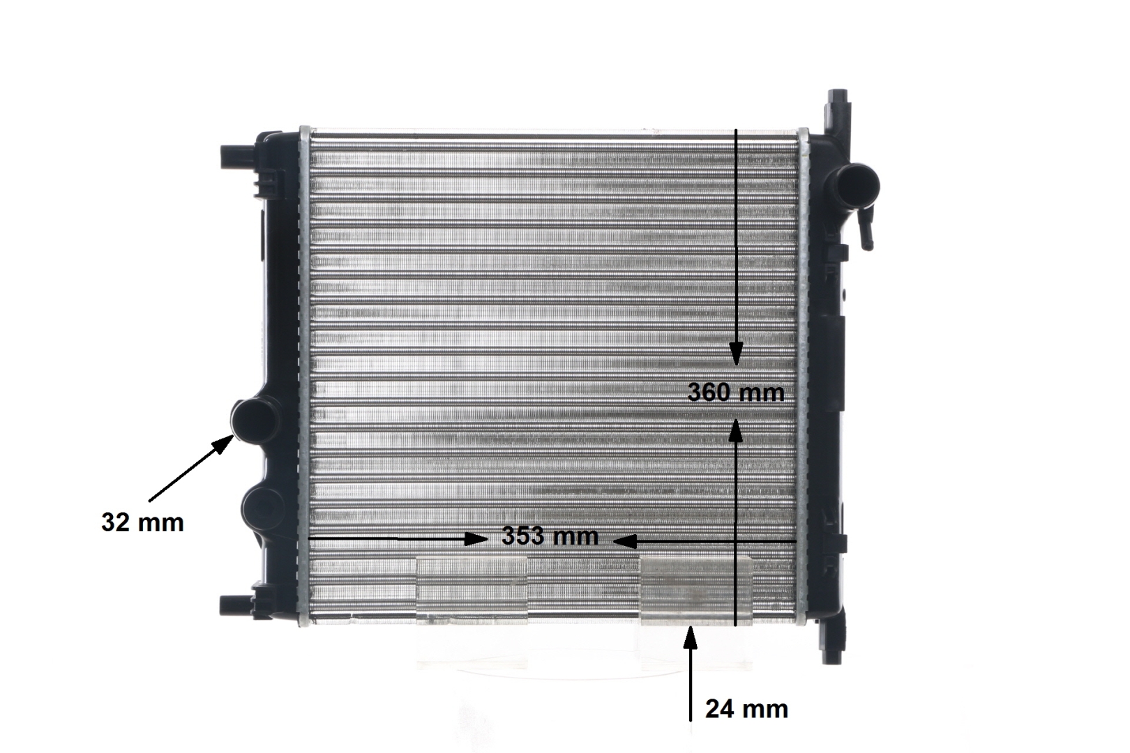 MAHLE ORIGINAL CR 831 001S Ψυγειο νερου VOLKSWAGEN UP 2021