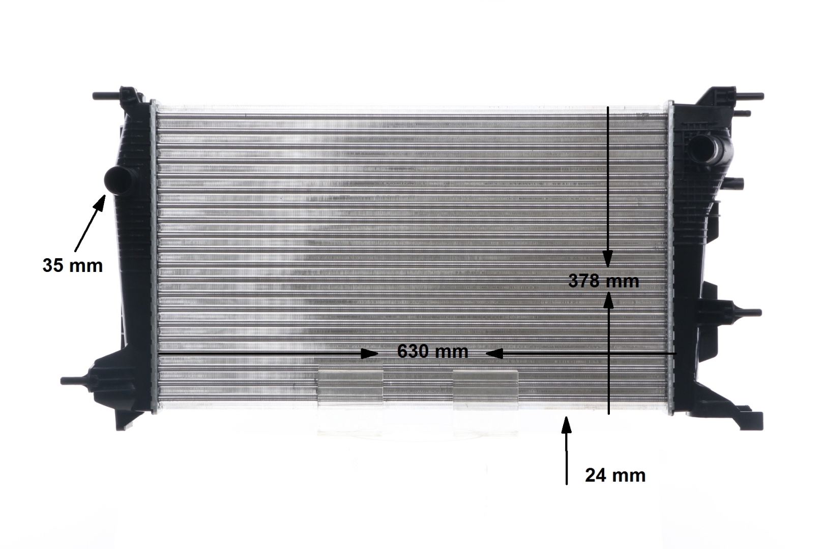 MAHLE ORIGINAL CR 840 001S RENAULT Fluence (L3_) Jäähdytin