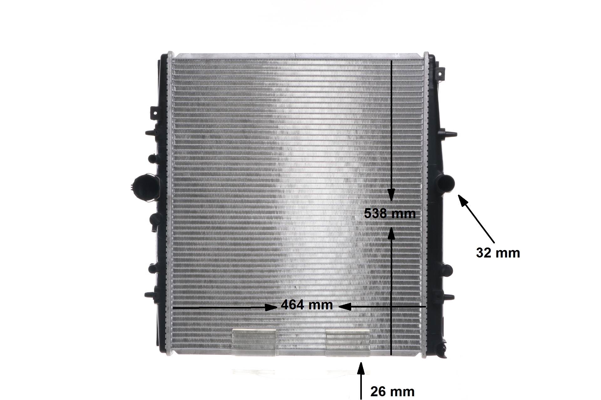 MAHLE ORIGINAL 1330-H8 Jäähdytin, moottorin jäähdytys CR 851 000S