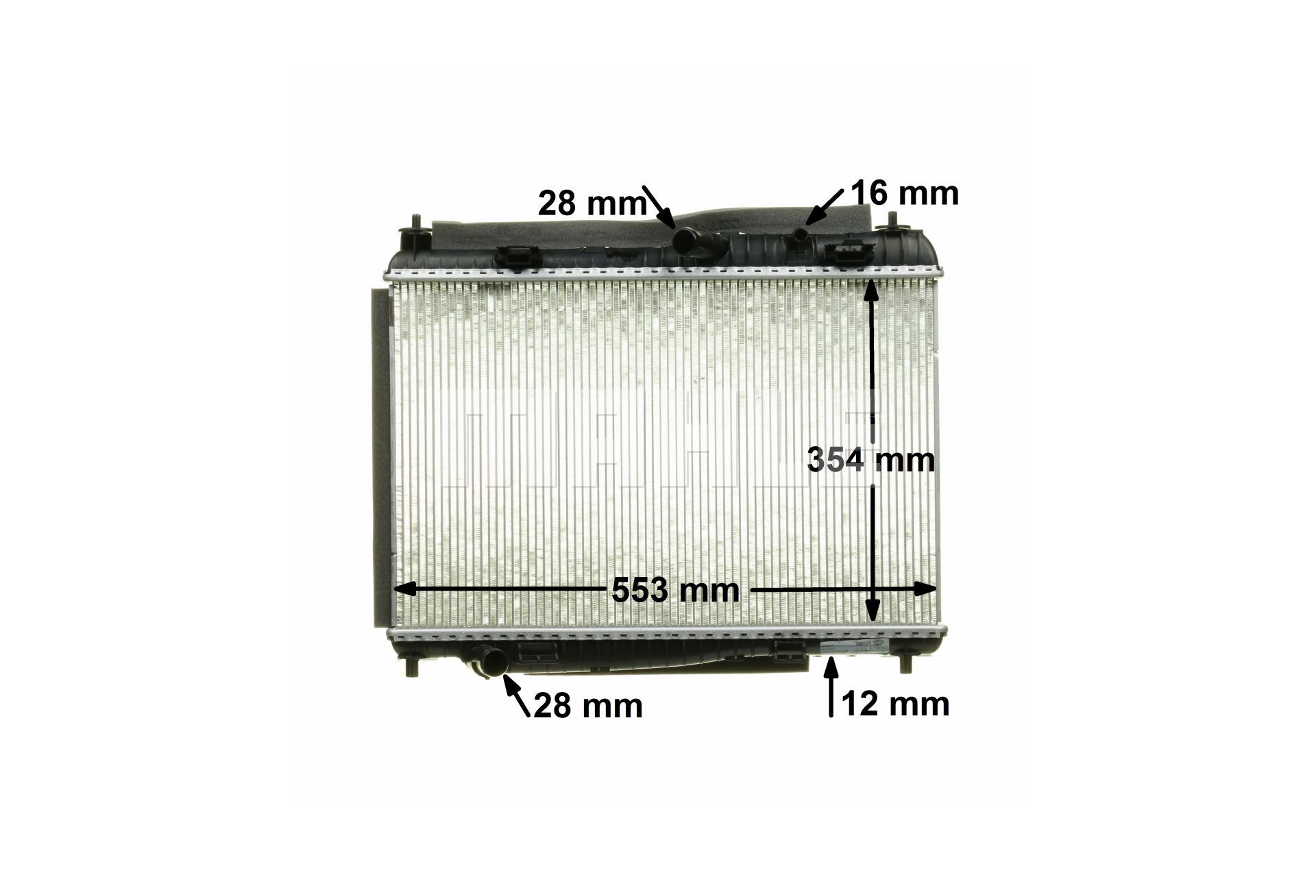 MAHLE ORIGINAL CR 87 000P Radiatore Ford Fiesta Mk5 1.0 67 CV Benzina 2007