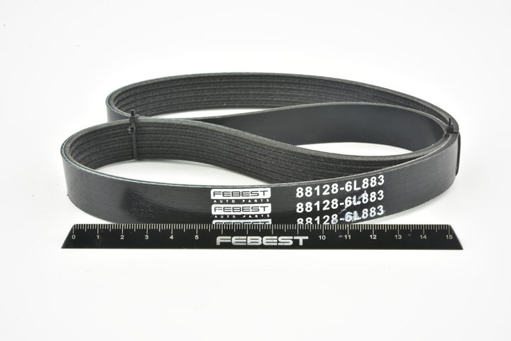 FEBEST 88128-6L883 Ιμάντας poly-V Nissan Maxima QX A33 3.0 V6 24V 214 PS Βενζίνη 2000