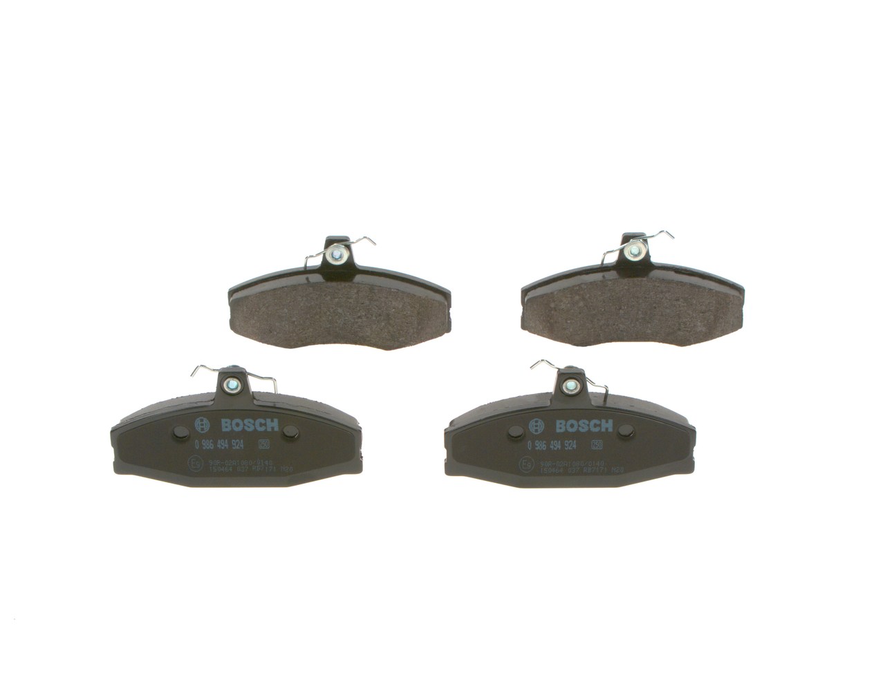 BOSCH 8V0 698 151 H Bremseklodser 0 986 494 924