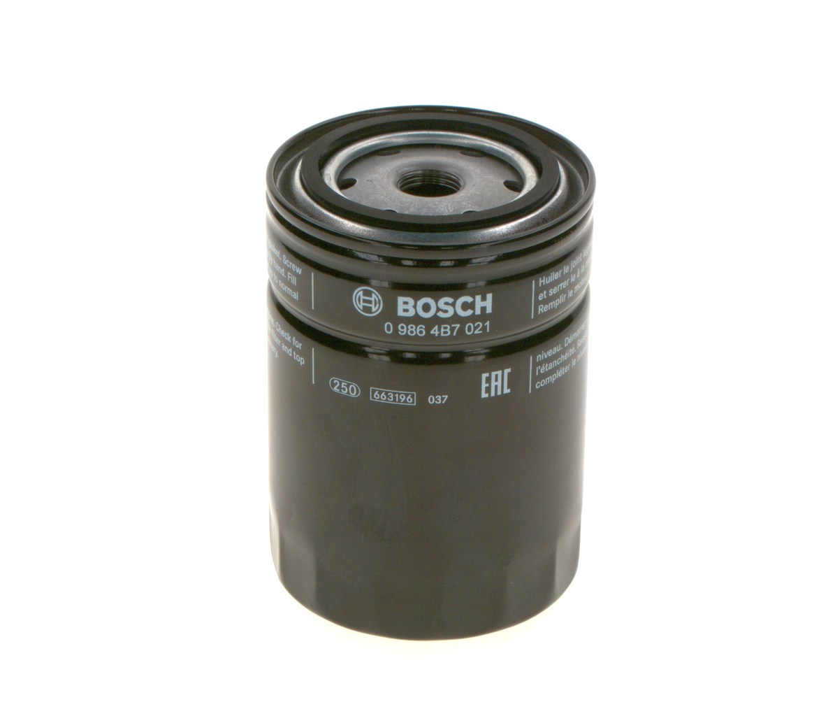 BOSCH 0 986 4B7 021 Oliefilter Toyota Hilux 2 LN65 2.4 D 4WD (LN65) 75 Pk Diesel 1985